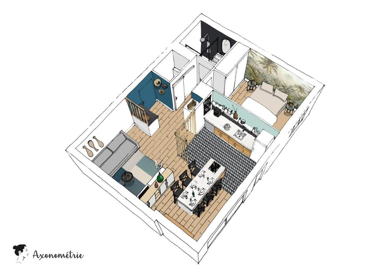 Ilunabarra - Appartement Calme, Vue Mer, Parking - Wifi 西布勒 外观 照片