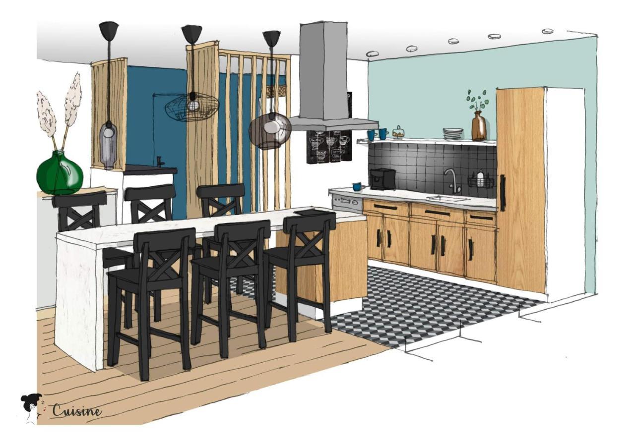 Ilunabarra - Appartement Calme, Vue Mer, Parking - Wifi 西布勒 外观 照片