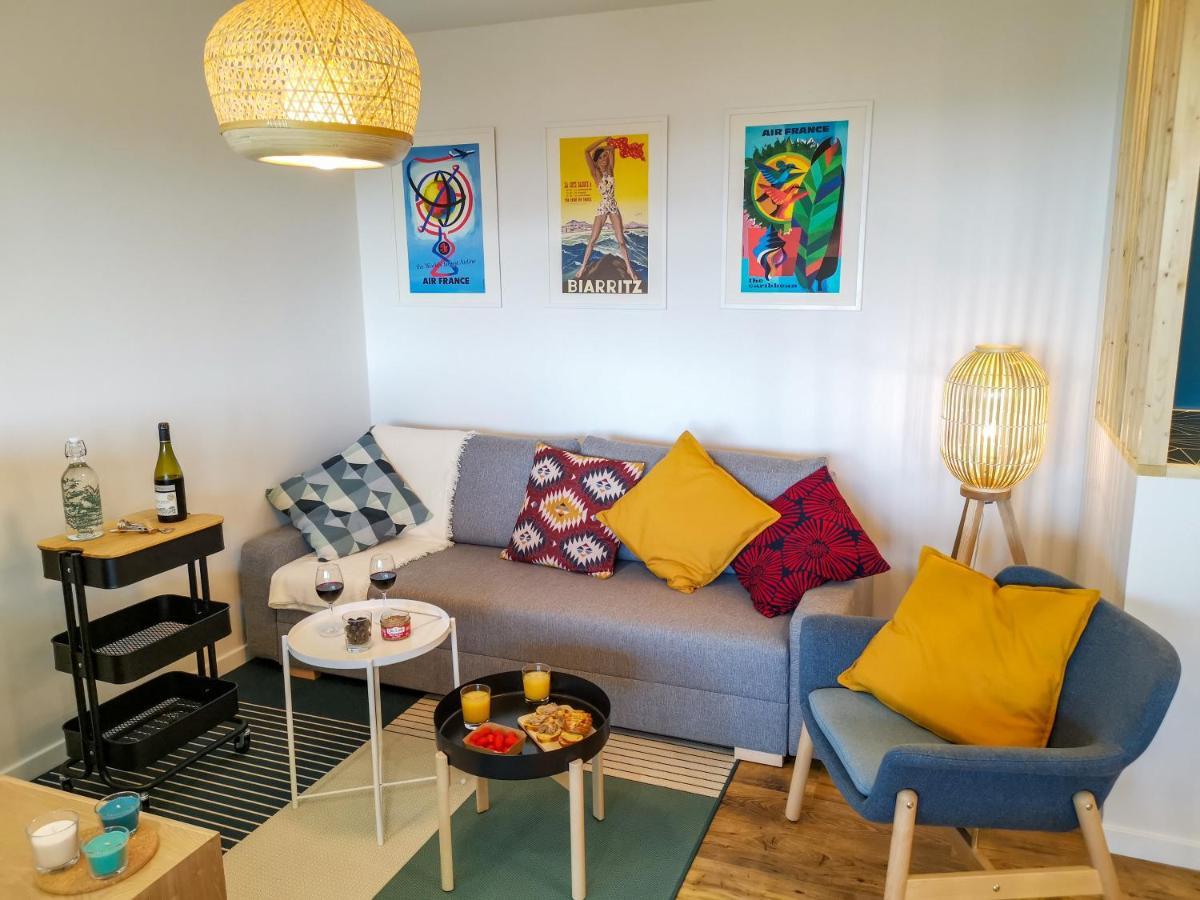 Ilunabarra - Appartement Calme, Vue Mer, Parking - Wifi 西布勒 外观 照片