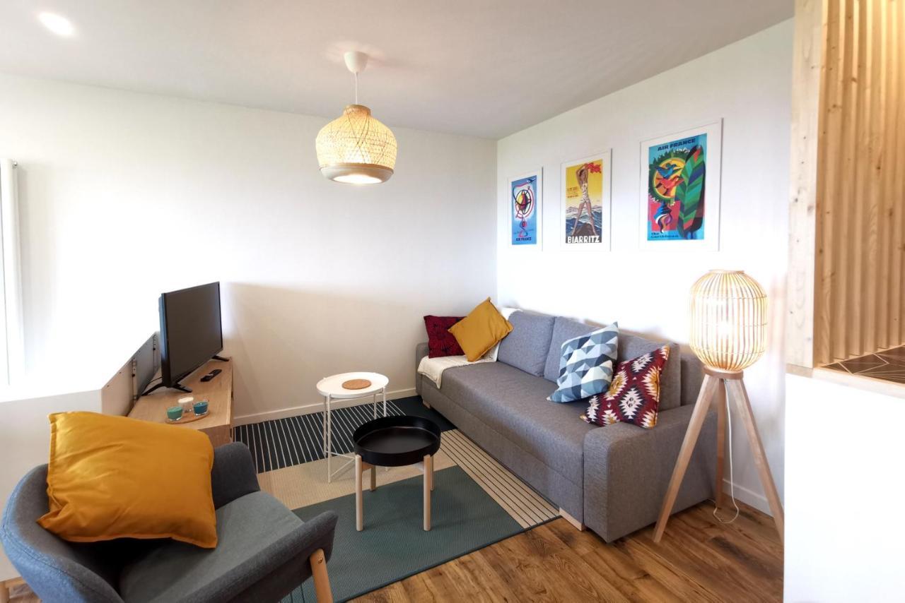 Ilunabarra - Appartement Calme, Vue Mer, Parking - Wifi 西布勒 外观 照片