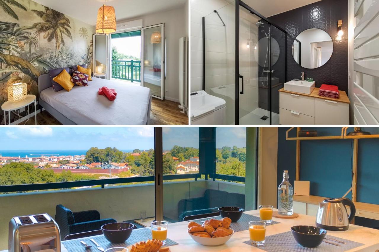 Ilunabarra - Appartement Calme, Vue Mer, Parking - Wifi 西布勒 外观 照片